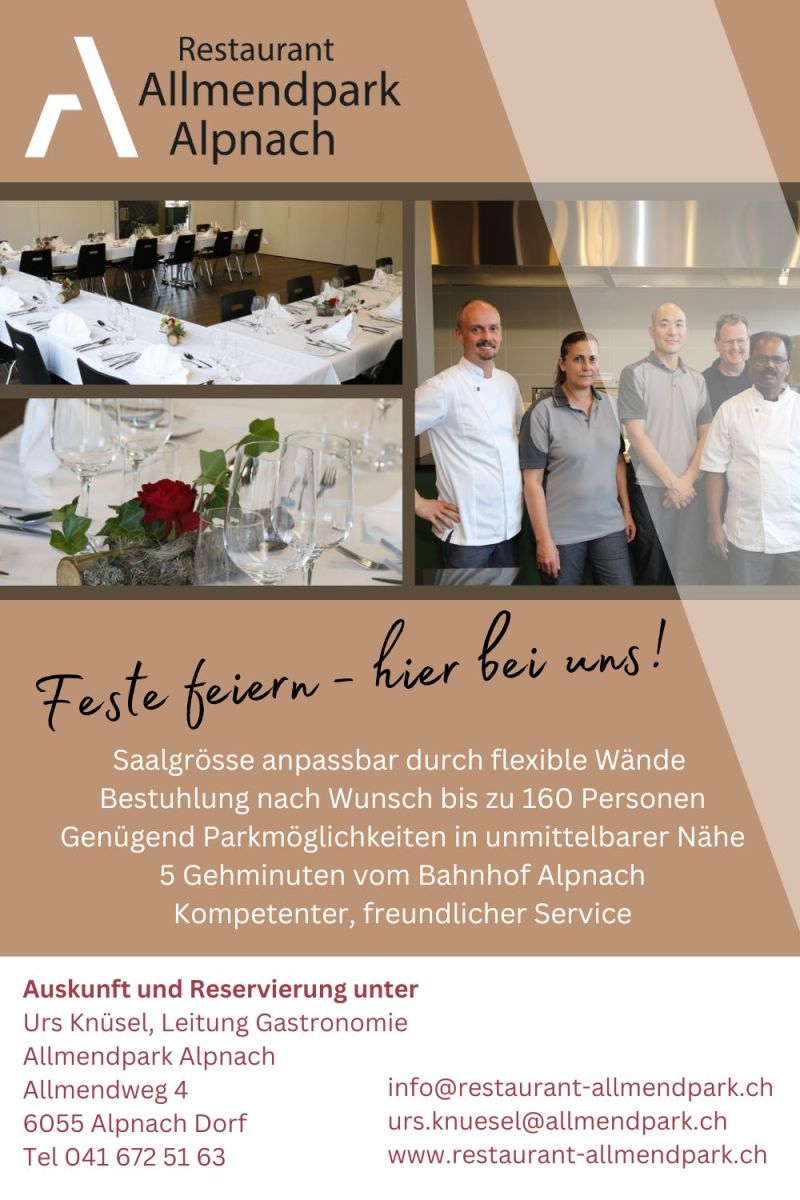 Saalvermietung